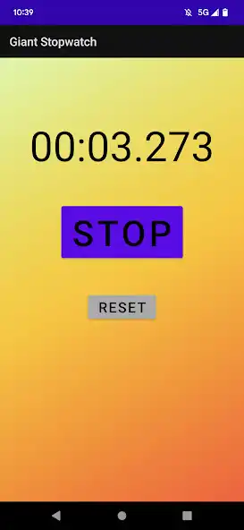 Play Giant Stopwatch Milliseconds as an online game Giant Stopwatch Milliseconds with UptoPlay