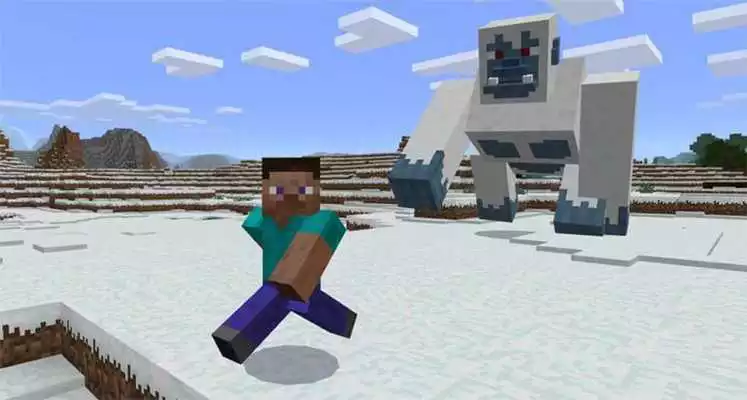 Play Giant Yeti addon for MCPE