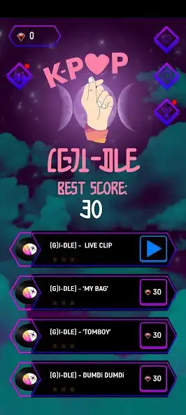 Play (G)I-Dle Music Tiles Hop  and enjoy (G)I-Dle Music Tiles Hop with UptoPlay