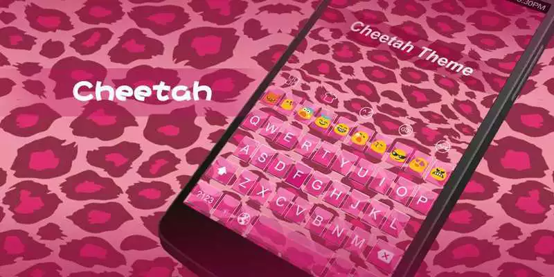 Play Gif Keyboard-Beautiful Cheetah