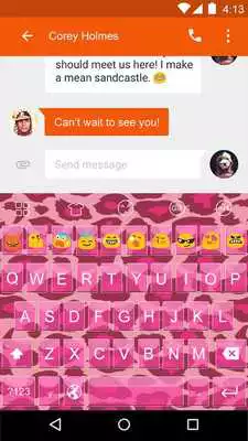 Play Gif Keyboard-Beautiful Cheetah