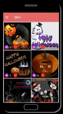 Play GIFs Happy Halloween
