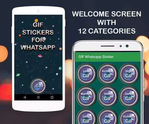 Play GIF Stickers for WhatsApp ,Instagram and Facebook