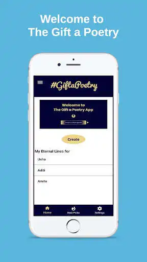 Play Gift a Poetry - Poetry Maker  and enjoy Gift a Poetry - Poetry Maker with UptoPlay