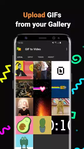 Play Gif to Video