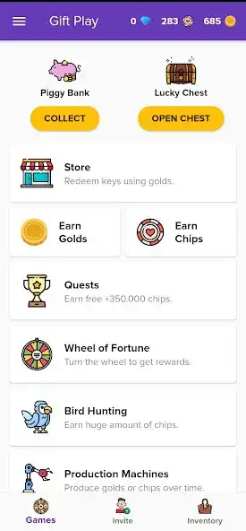 Play Gift Play - Earn Game Credits  and enjoy Gift Play - Earn Game Credits with UptoPlay