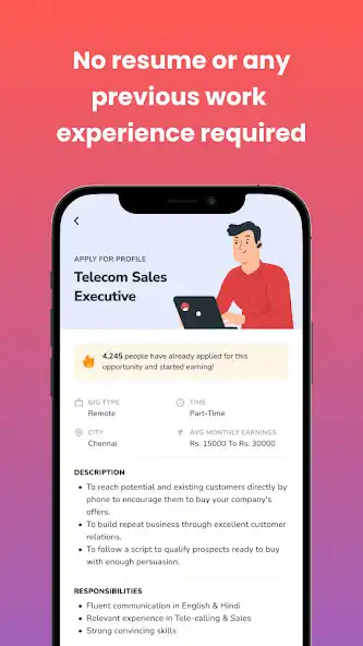 Play GigIndia: Earn money online as an online game GigIndia: Earn money online with UptoPlay