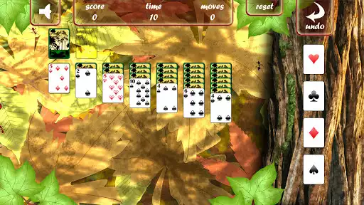 Play Gilded Forest Solitaire as an online game Gilded Forest Solitaire with UptoPlay