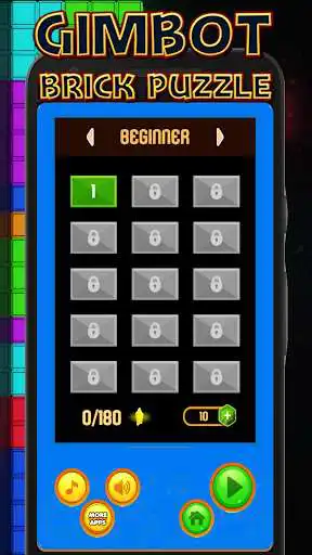 Play Gimbot - Classic Brick Puzzle Games as an online game Gimbot - Classic Brick Puzzle Games with UptoPlay
