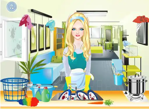 Play Gina - House Cleaning Games  and enjoy Gina - House Cleaning Games with UptoPlay