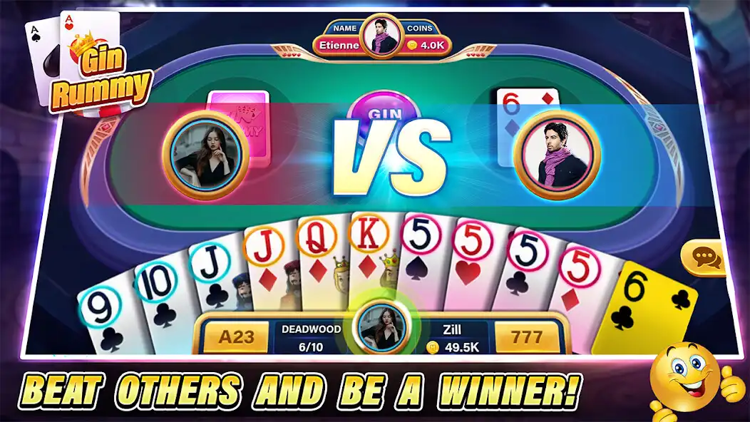 Play Gin Rummy - Card Game Offline  and enjoy Gin Rummy - Card Game Offline with UptoPlay