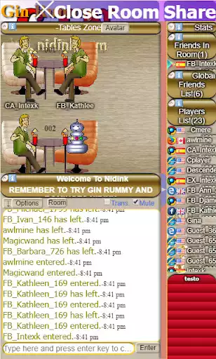 Play Gin Rummy Nidink as an online game Gin Rummy Nidink with UptoPlay