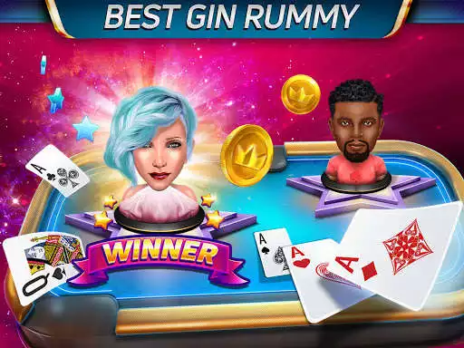 Play Gin Rummy Stars - Card Game  and enjoy Gin Rummy Stars - Card Game with UptoPlay