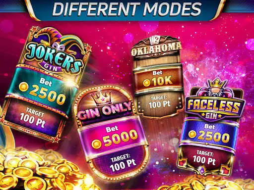 Play Gin Rummy Stars - Card Game as an online game Gin Rummy Stars - Card Game with UptoPlay