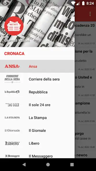 Play Giornali italiani as an online game Giornali italiani with UptoPlay
