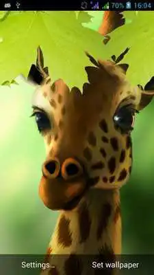 Play Giraffe HD Parallax Live Wallpaper Free