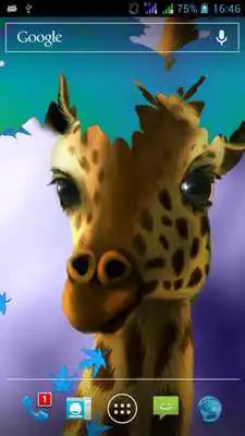 Play Giraffe HD Parallax Live Wallpaper Free