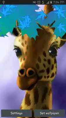 Play Giraffe HD Parallax Live Wallpaper Free