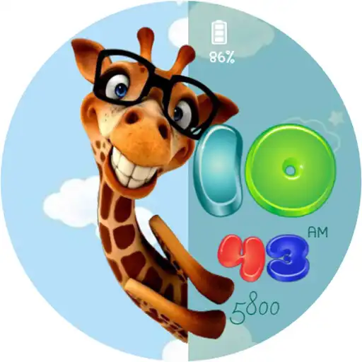 Play Giraffe in the Sky Watch Face APK