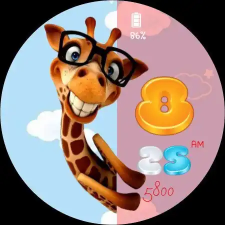 Play Giraffe in the Sky Watch Face  and enjoy Giraffe in the Sky Watch Face with UptoPlay