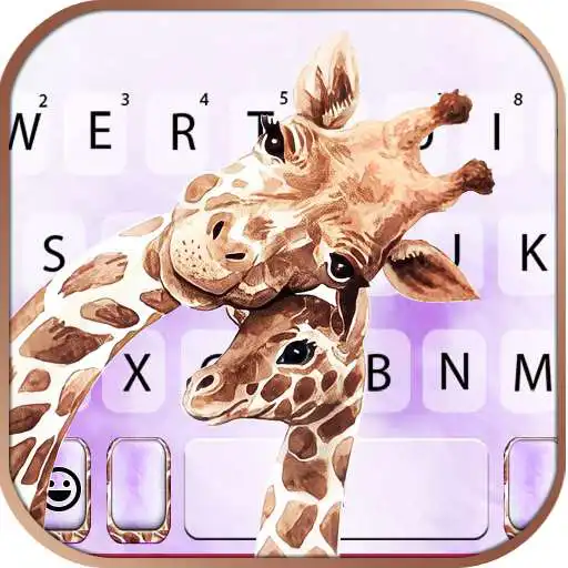 Play Giraffe Love Keyboard Background APK