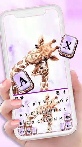 Play Giraffe Love Keyboard Background  and enjoy Giraffe Love Keyboard Background with UptoPlay