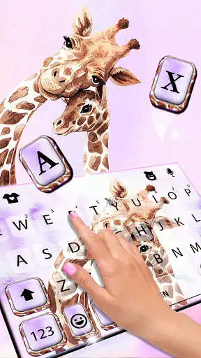 Play Giraffe Love Keyboard Background as an online game Giraffe Love Keyboard Background with UptoPlay