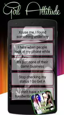 Play Girl attitude status