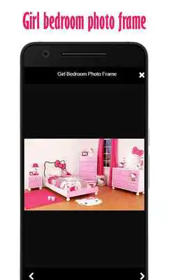 Play Girl Bedroom Photo Frame
