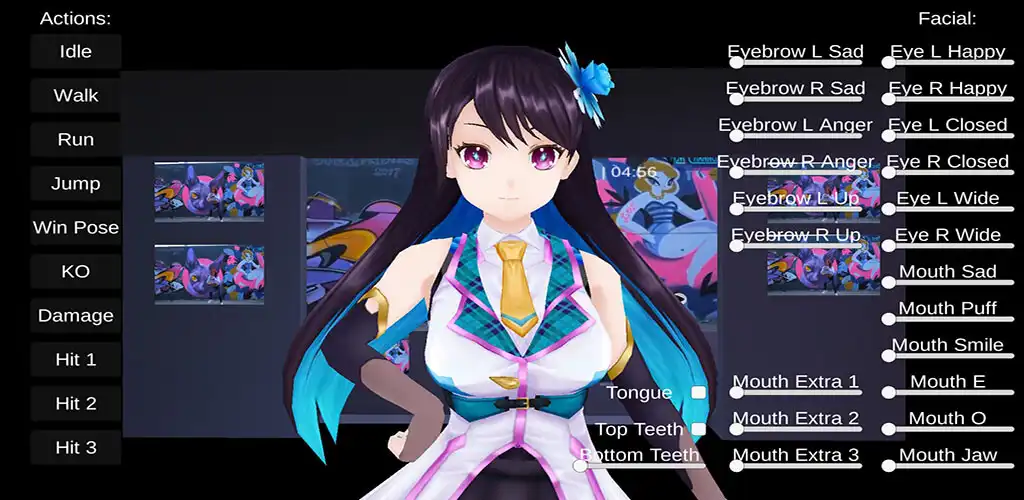 Play Girl Dancing AR as an online game Girl Dancing AR with UptoPlay