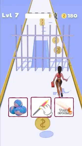 Play Girl Fashion Run as an online game Girl Fashion Run with UptoPlay