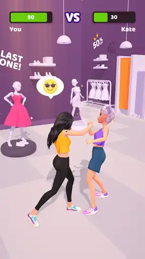 Play Girl Fight as an online game Girl Fight with UptoPlay