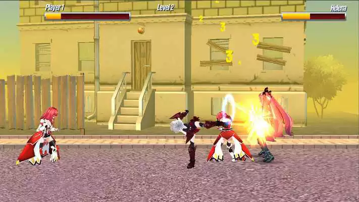 Play Girl fight street son the dragon