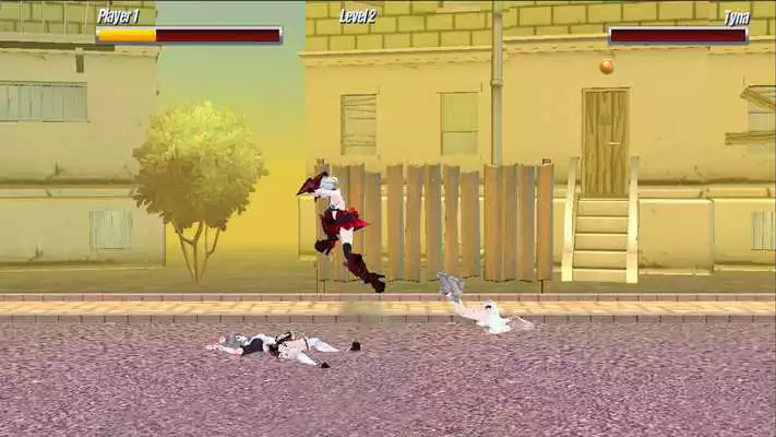 Play Girl fight street son the dragon