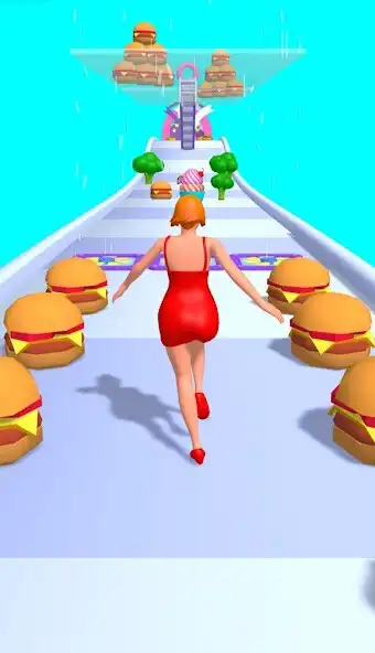 Play Girlfriend run- body race game as an online game Girlfriend run- body race game with UptoPlay