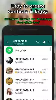 Play Girl Friend Search For WhatsApp