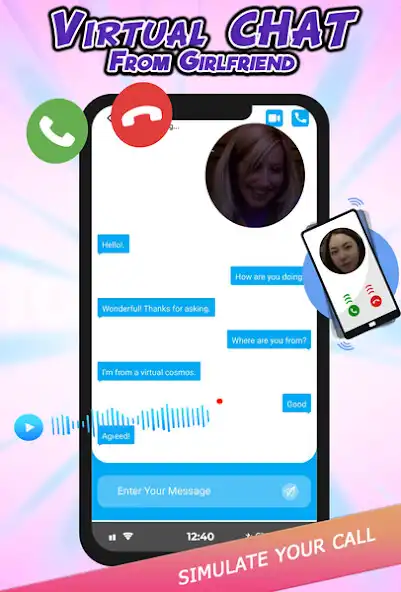 Play Girlfriend Video Fake Call as an online game Girlfriend Video Fake Call with UptoPlay