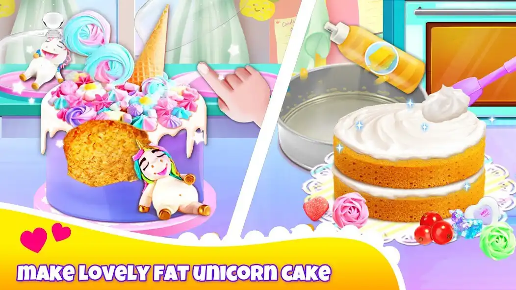 Play Girl Games: Unicorn Cooking as an online game Girl Games: Unicorn Cooking with UptoPlay