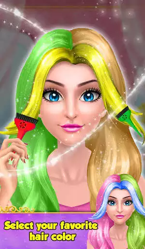 Play Girl Hair Do Design Hairstyles Salon Game