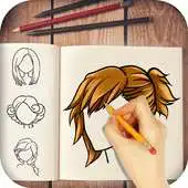 Free play online Girl HairStyle Drawing APK