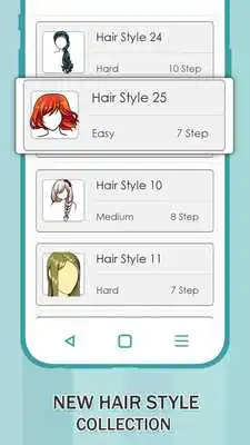 Play Girl HairStyle Drawing