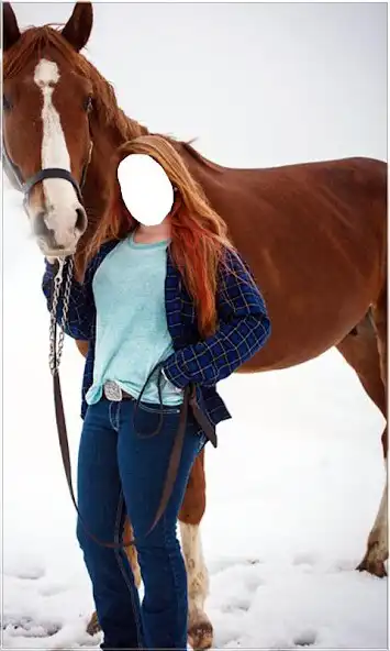 Play Girl Horse Photo Suit  and enjoy Girl Horse Photo Suit with UptoPlay