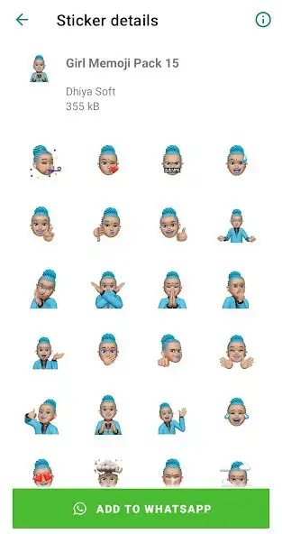 Play Girl Memoji for WA  and enjoy Girl Memoji for WA with UptoPlay