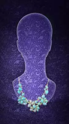 Play Girl Necklace Photo Montage