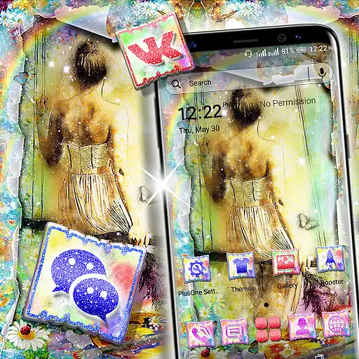 Play Girl Painting Launcher Theme APK Play Girl Painting Launcher Theme APK