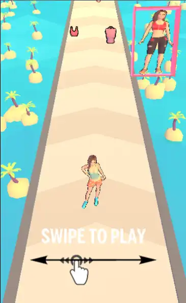 Play Girl Runner - DressUp Run 3D  and enjoy Girl Runner - DressUp Run 3D with UptoPlay