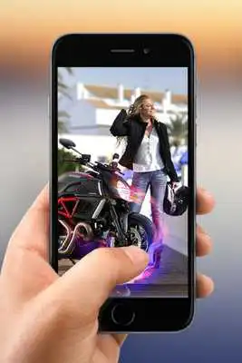 Play Girls Bike Photo Editor