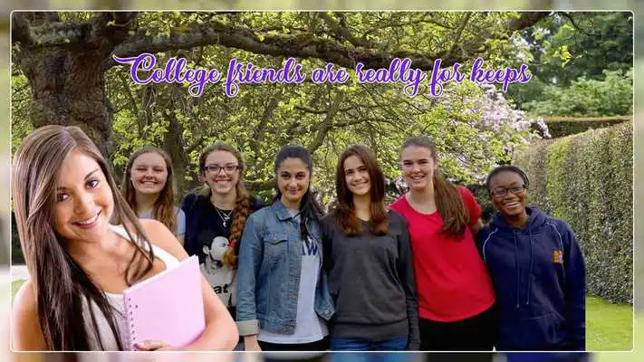 Play Girls College Group Photo Frames