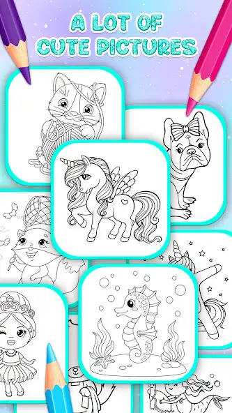 Play Girls coloring: game offline as an online game Girls coloring: game offline with UptoPlay
