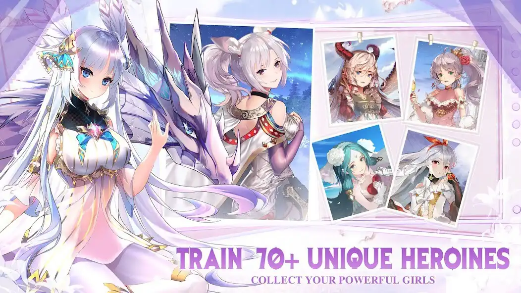Play Girls Connect: Idle RPG as an online game Girls Connect: Idle RPG with UptoPlay